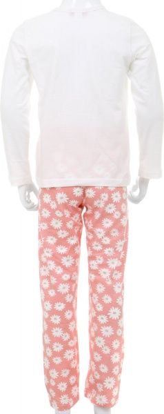 Пижама для девочек Danaya р.110 белый/розовый B19-120 