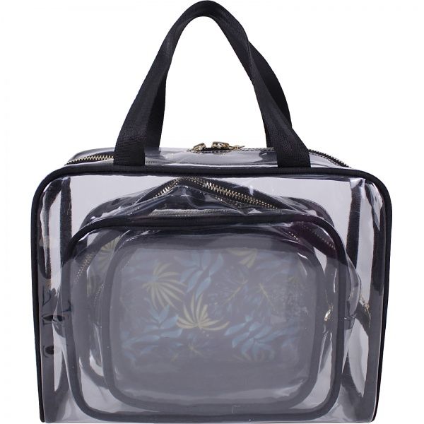 Набір косметичок Bagland 5 в 1 7 л прозорий суб.876 (72230) 