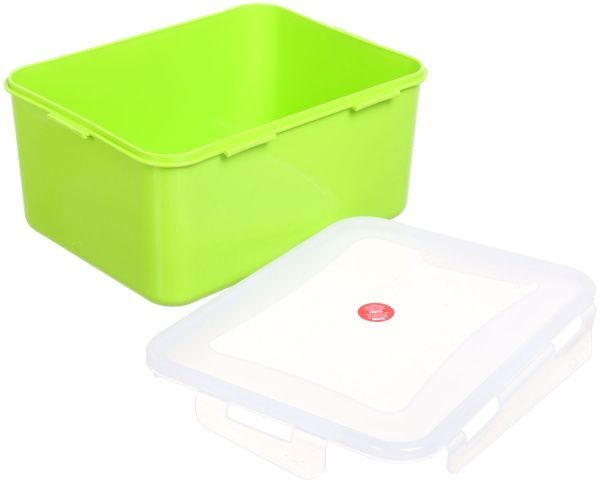 Контейнер Фієста 6 л прямокутний оливковий Алеана