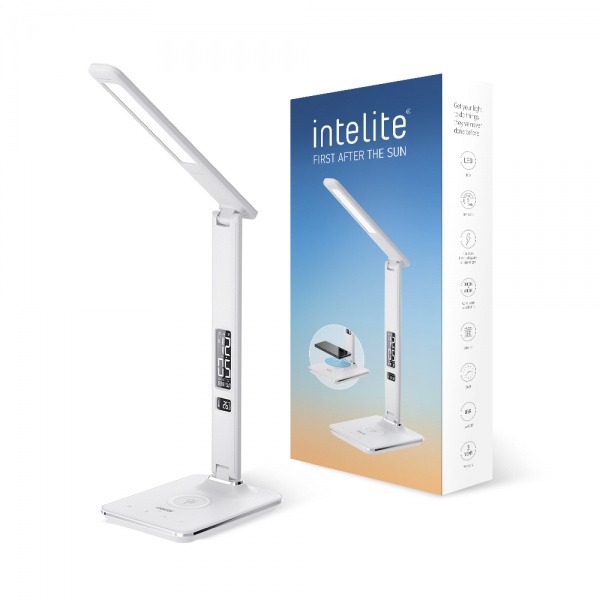 Настольная лампа Intelite LED 15 Вт белый 1-IDL-15W-TQi 
