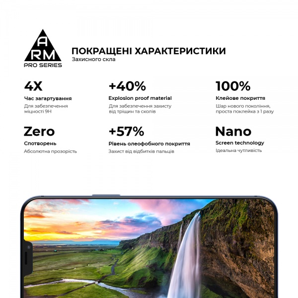 Защитное стекло Armorstandart (ARM59723) Pro для Apple iPhone 13 Pro Max