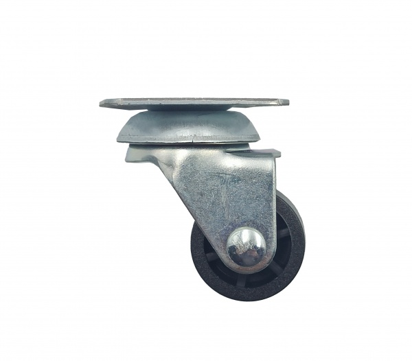 Ролик мебельный неповоротный полиамид D28 H46 Burak 0272SPS