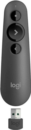Презентер лазерный Logitech R500s Laser Presentation Remote graphite (910-005843) 