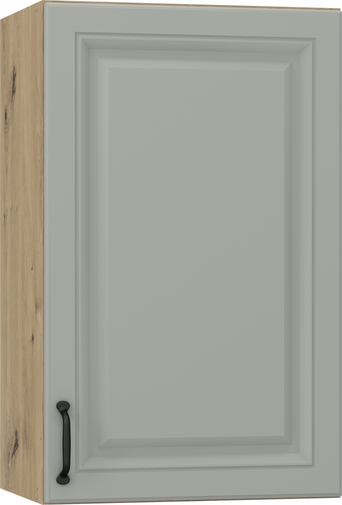 Шафа верхня В 45/72/31,5 МС Глорія_ASHEN /фасад МДФ №332 попелястий матовий/дуб артізан Грейд