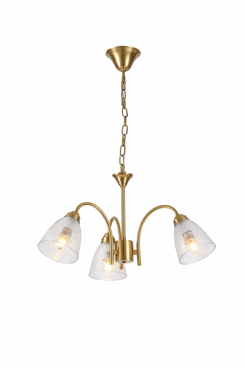 Люстра стельова Sensio 3x40 Вт E27 gold HU-C-074557-3 — фото 1