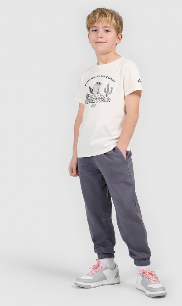 Футболка 4F TSHIRT M2815 4FJWSS26TTSHM2815-11S р.134 білий
