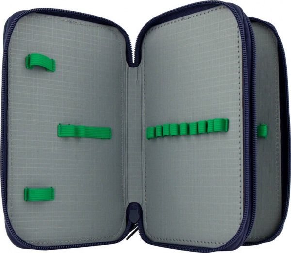 Пенал 623-2 Football KITE темно-синий