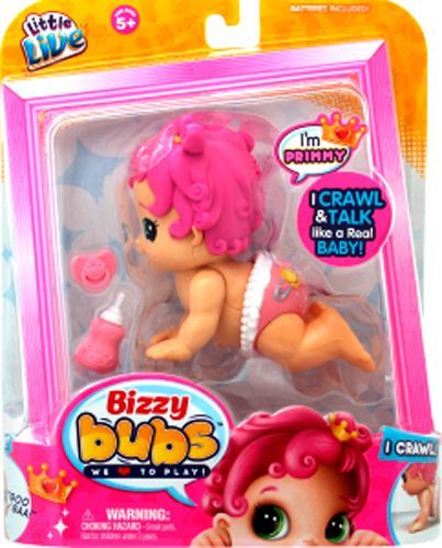 Кукла Moose bizzy bubs primmy ползает 15 см