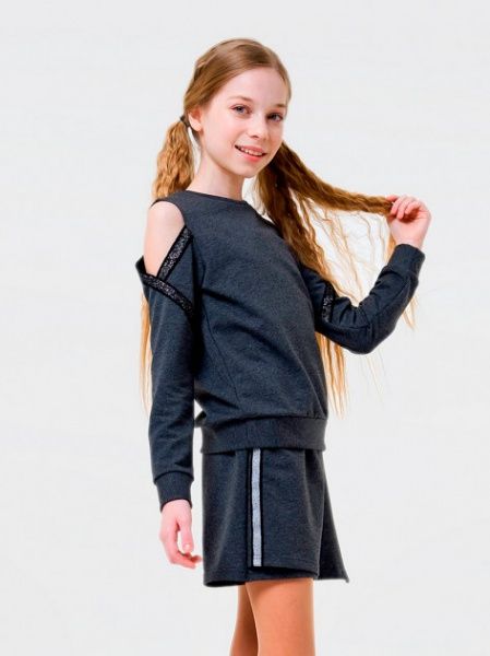 Шорти дитячі Smil 120287 р.122 темно-сірий меланж 