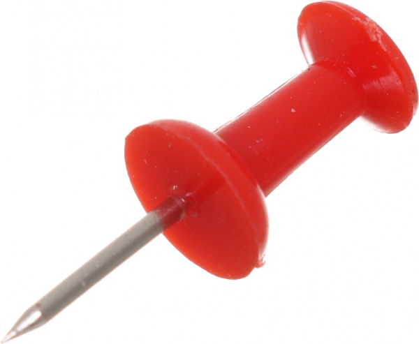 Кнопки канцелярські UP! (Underprice) цвяшки кольорові 50 шт. 