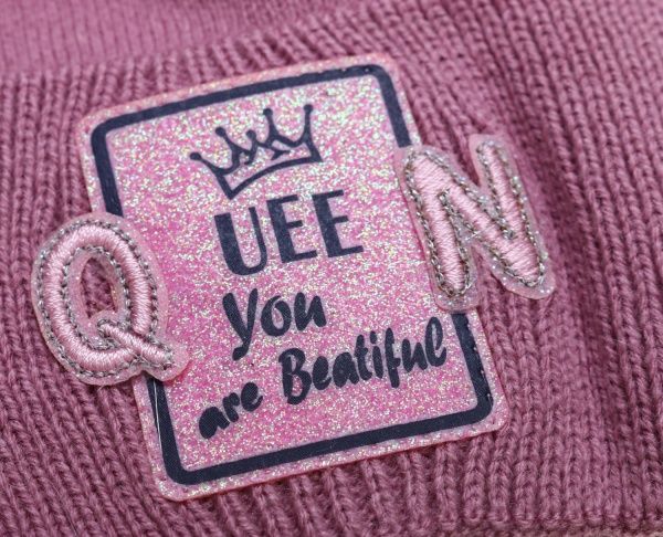 Шапочка детская для девочки Kraft+ арт. 2559 р.52-54 темная пудра 