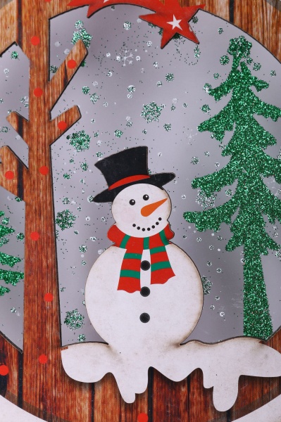 Декоративная подвеска Круг 18x19,5 см разноцветный YB20803B