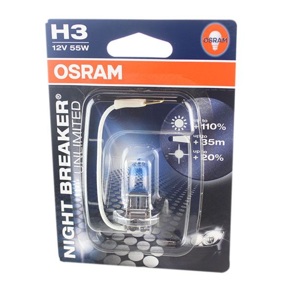Автолампа Osram Night Breaker Unlimited H3 55 Вт 1 шт