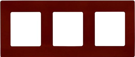 Рамка трехместная Legrand Etika универсальная какао 672573