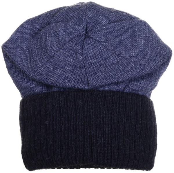 Шапочка дитяча для хлопчика Kraft+ р.50-52 темно-синій меланж 1735 