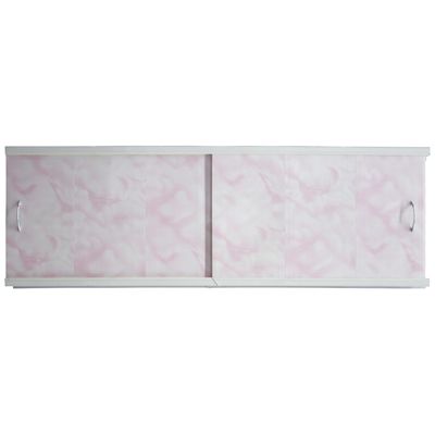 Экран для ванны ЕВС 150x50 cм розовый мрамор