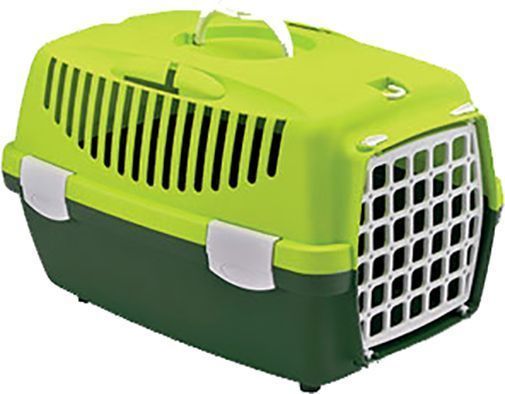 Переноска Stefanplast Gulliver 1 48х32х31 см, салатовый/темно-зеленый