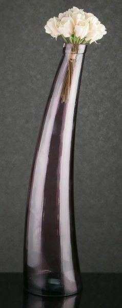 Ваза стеклянная гранат CURVE 80 см San Miguel