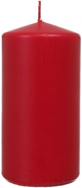 Свічка Циліндр 65/130 червона