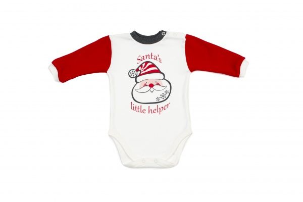 Боди Baby Veres Happy New Year р.74 молочный с рисунком 