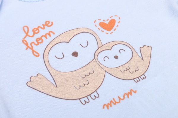 Боді унісекс Bembi БД58а р.62 блакитний 