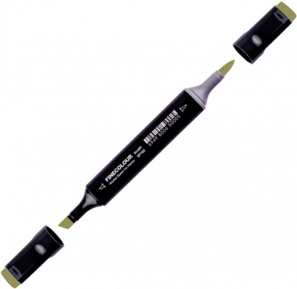 Маркер спиртовой FINECOLOUR EF102-22N оливковый 
