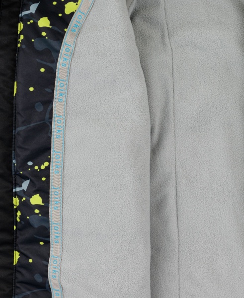 Куртка детская для мальчика JOIKS р.128 черный EW-06 