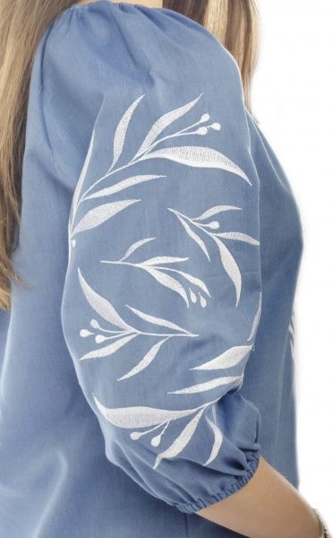 Вишиванка Едельвіка р. L синій 562-20/00