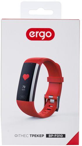 Фітнес-браслет Ergo Fit Band HR BP F010 red FITF010R 