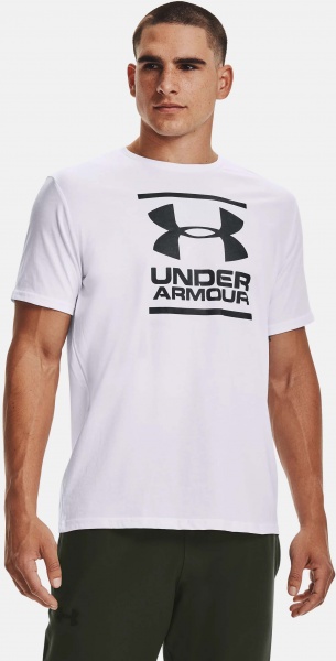 Футболка Under Armour GL FOUNDATION SS 1326849-100 р.2XL білий