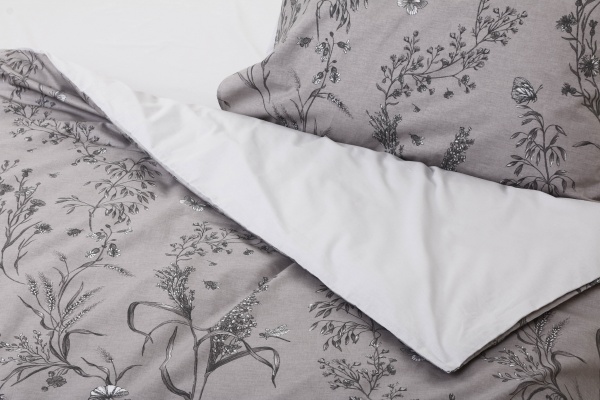 Підковдра Meadow 160x220 см сірий Luna 