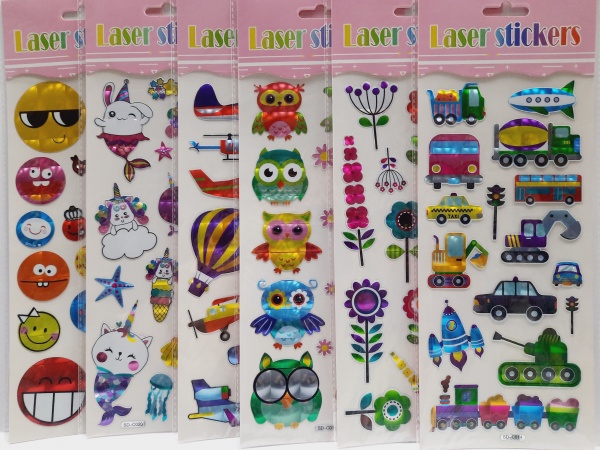 Набор наклеек Malevaro Голографические микс SD-C