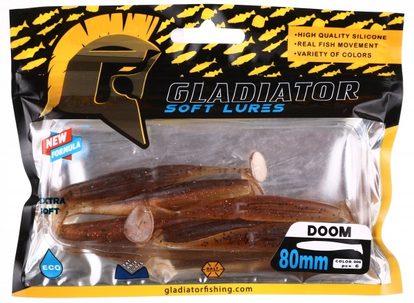 Силикон Gladiator 1081 75 мм 6 шт. DOOM - 3,2 #6