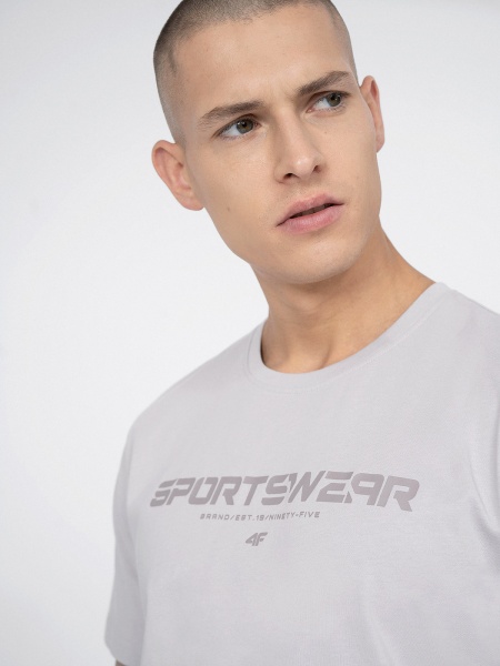 Футболка 4F TSHIRT M364 4FSS23TTSHM364-25S р.S сірий