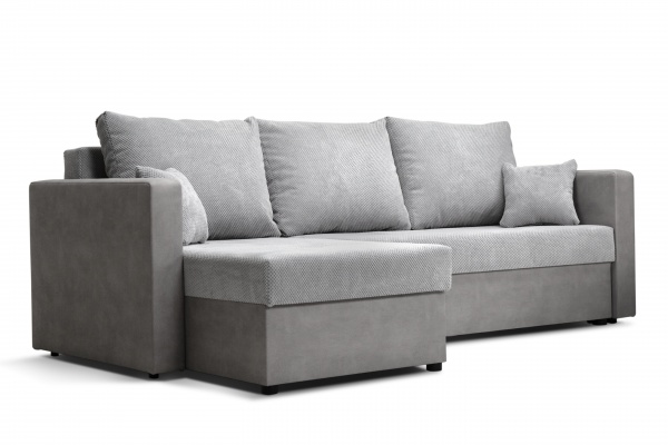 Диван кутовий VECTOR ER-1 UD світло-сірий 2240x1440x760 мм