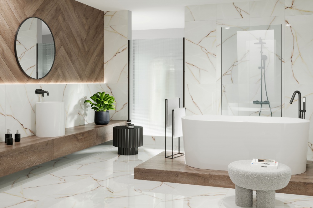 Плитка Allore Group Cristalina White F P R Somat 60х120 см