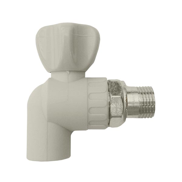Кран шаровой Berke угловой для радиаторов 20 мм ½
