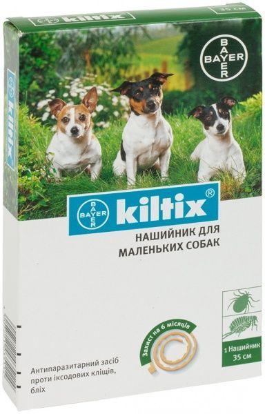 Нашийник Bayer для маленьких собак Kiltix 35 см 91020