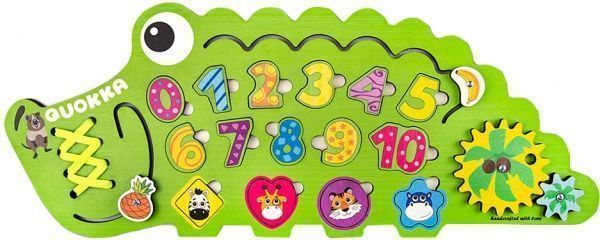 Розвивальний бізіборд Quokka Крокодил 6334083