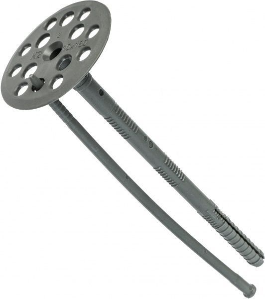 Дюбель для теплоизоляциидля пенопласта с пластиковым гвоздем 10x180 мм 50 шт.