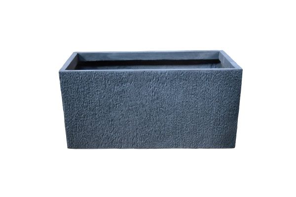 Кашпо Engard Бенуе 34х34х70 см прямокутний 81 л сірий (GA72-2) 