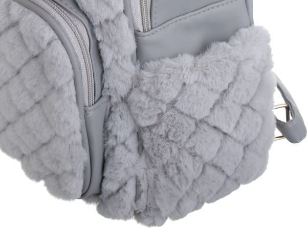 Рюкзак пушистый Soft Touch серый