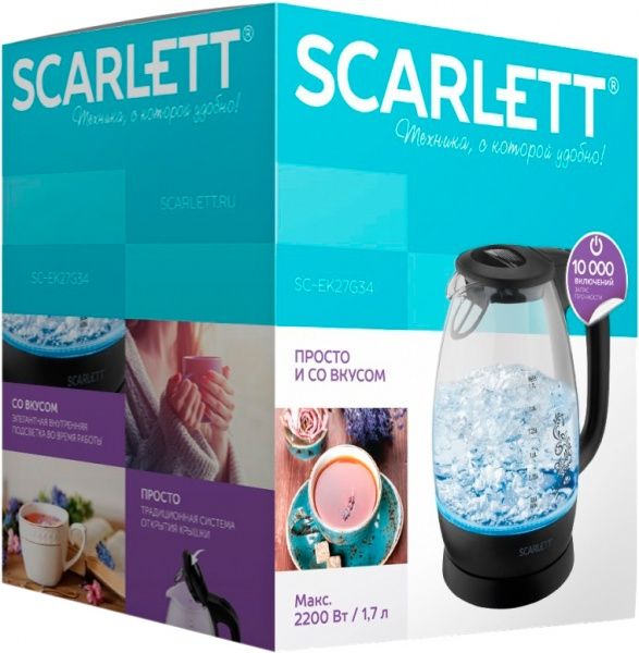 Електрочайник Scarlett SC-EK27G34 