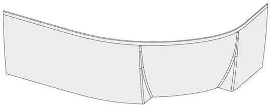 Панель для ванны фронтальная Ravak ROSA II 160 L