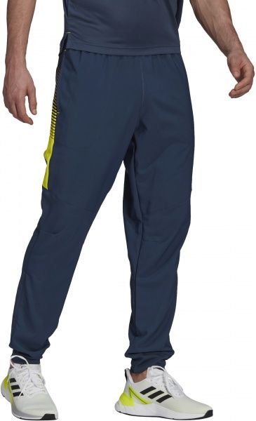 Брюки Adidas M SL WV C PT GM8347 р. 2XL черный