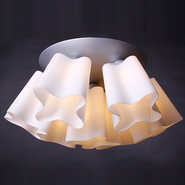 Люстра Altalusse INL-9299C-07 алюминий/белый