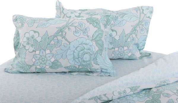 Комплект постільної білизни Isadora Blue 2,0 з візерунком Gamanatura 