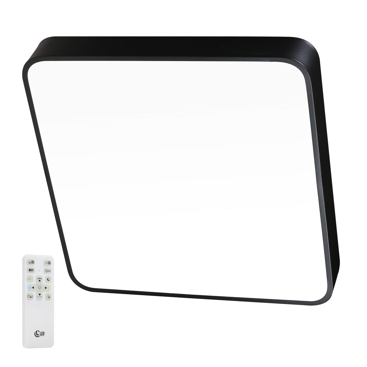 Світильник стельовий LED CONCEPT AVOCA LC S4055 68 Вт чорний 2800-6000+RGB К — фото 1