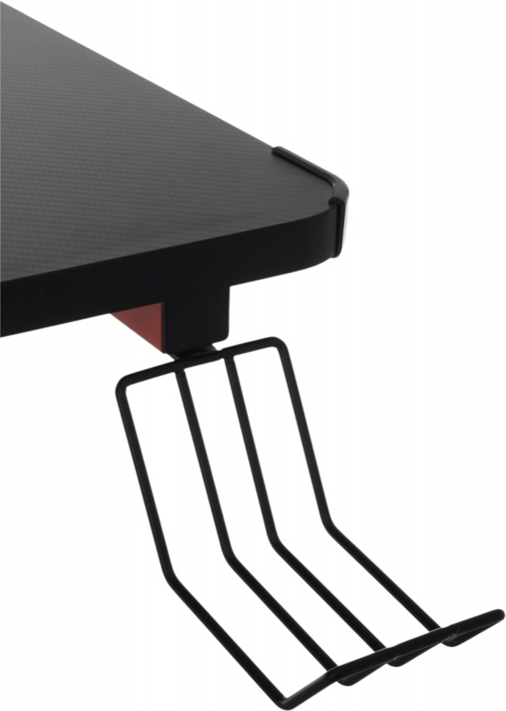 Стіл комп'ютерний чорно-червоний CT-N2338D