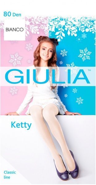 Колготки дитячі Giulia KETTY 80 р.140-146 bianco 